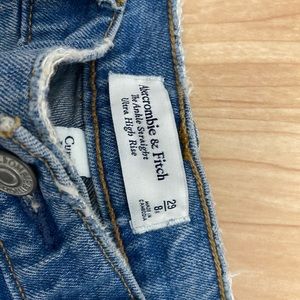 The Ankle Straight Ultra High Rise Sz 8/29 Abercombrie and Fitch